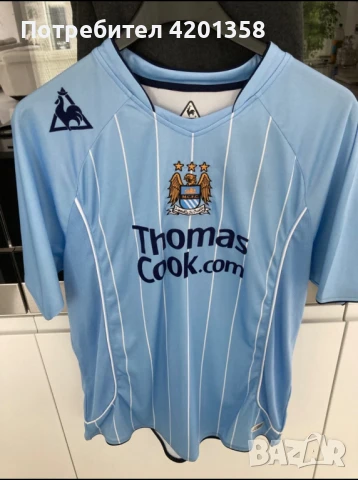 Мартин Петров тениска Манчестър Сити (носена по време на мач), снимка 1