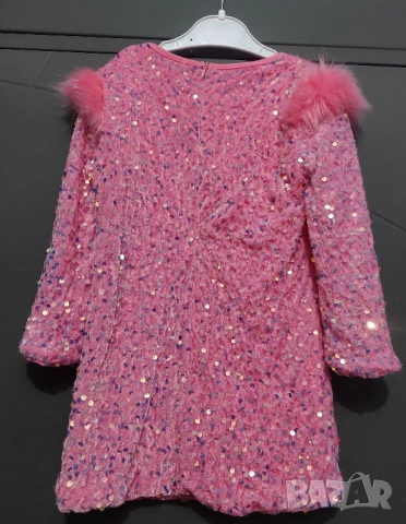 Детска рокля с пайети , снимка 2 - Детски рокли и поли - 52020769