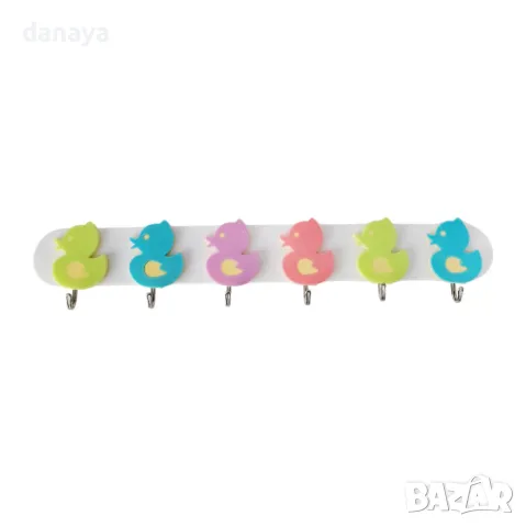 5733 Лепяща закачалка Патета или Птички, 6 куки, снимка 4 - Други - 49153438