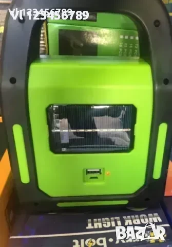 Соларeн LED фенер/прожектор с вграден акумулатор 3 в 1, снимка 5 - Къмпинг осветление - 50752441