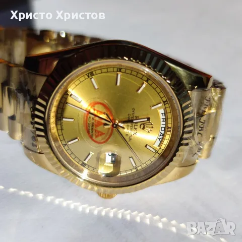 Мъжки луксозен часовник Rolex Day-Date 228238 Yellow Gold Champagne Roman

, снимка 3 - Мъжки - 47629126