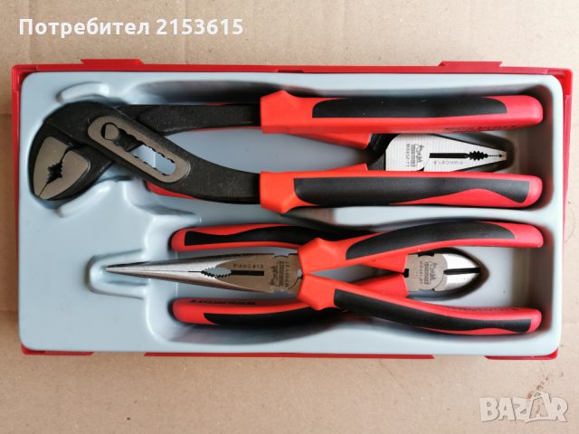 Teng Tools  Тенг 4 броя качествени клещи хром ванадий 