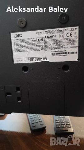 LED Телевизор JVC 32" (81 см) – Тънък дизайн, перфектна картина, снимка 3 - Телевизори - 54172359