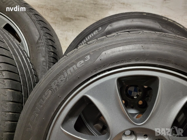 джанти 16" 5х120 BMW летни гуми 205/55/16, снимка 12 - Гуми и джанти - 54048237
