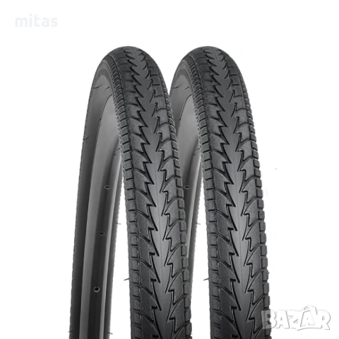 Външна гума за велосипед COMPASS (26 х 1 3/8) Защита от спукване 3мм, снимка 2 - Части за велосипеди - 44928246