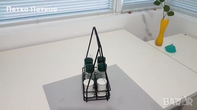 Метална кошница за подправки, снимка 3 - Аксесоари за кухня - 34485175