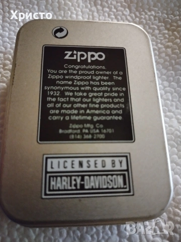 Zippo-Hrley Davidson, снимка 5 - Запалки - 53889541