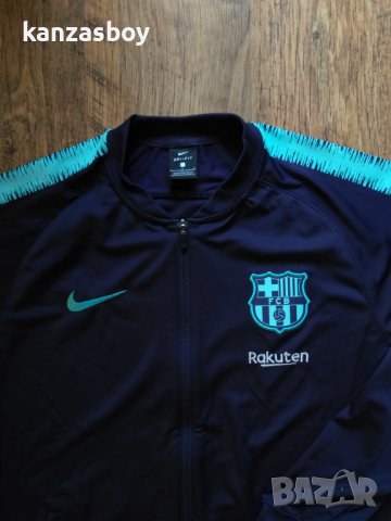 Nike FCB - страхотно мъжко горнище КАТО НОВО, снимка 2 - Спортни дрехи, екипи - 39458443