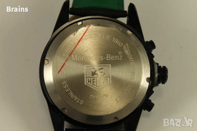 НОВ Мъжки Хронограф TAG HEUER RS Mercedes Benz SLR Automatic, снимка 9 - Мъжки - 52524579