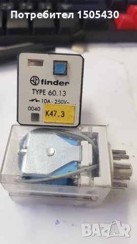 Релета FINDER 60.13 24V-DC,24V-AC,220V-AC, снимка 4 - Друга електроника - 35519594