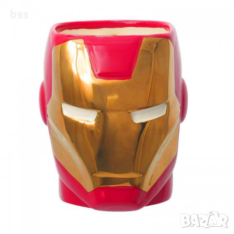 Код 91669 Забавна керамична чаша за топли напитки - комикс герой Iron Man / Айрън Мен., снимка 4 - Чаши - 33971795