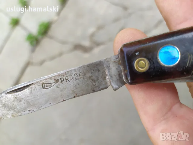 Pradel стар джобен нож, снимка 2 - Антикварни и старинни предмети - 55778023