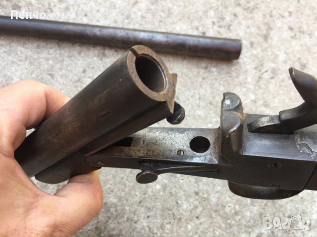 старинен колекционерски ПИСТОЛЕТ/ПУШКА - 2в1 , снимка 4 - Антикварни и старинни предмети - 38468261