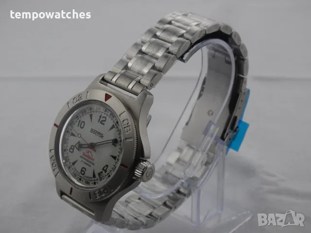 ВОСТОК АМФИБИЯ АВТОМАТИЧЕН-FULL LUME ref: 74090Б “ЕЛЬБРУС”, снимка 14 - Мъжки - 46699457
