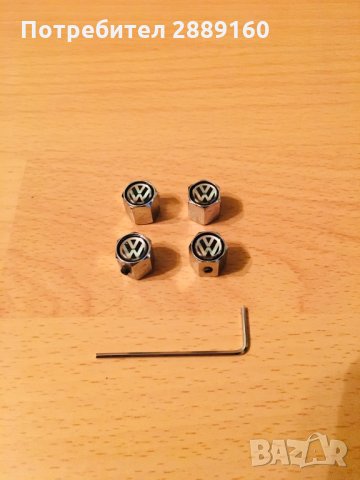 Оригинални метални винтили за джанти за VW, снимка 2 - Аксесоари и консумативи - 30914654
