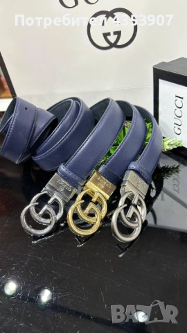 Колан Gucci естествена кожа, снимка 3 - Колани - 53982476