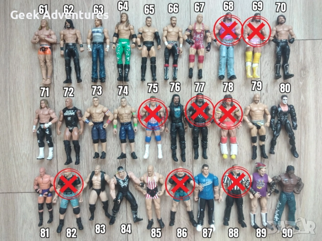 WWE Кеч Колекция - Екшън Фигурки, Аксесоари, Кечисти, Списания, Картички, снимка 4 - Колекции - 47660667