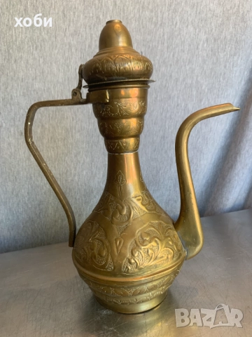  стара  медна кана, снимка 1