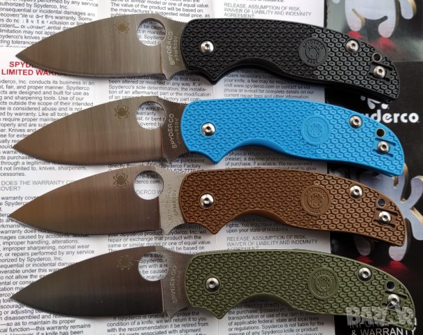 Сгъваем нож Spyderco C123 Sage 5, снимка 5 - Ножове - 39965584