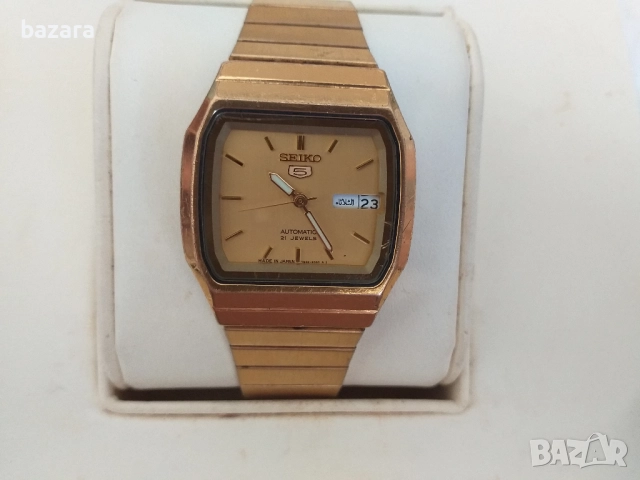 Позлатен Сейко 21 камъка, снимка 3 - Мъжки - 51525058