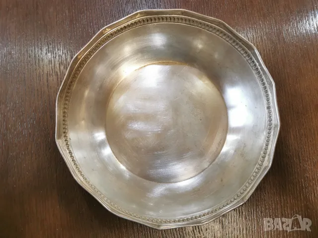 ГОЛЯМА ДИЗАЙНЕРСКА СРЕБЪРНА КУПА, снимка 3 - Антикварни и старинни предмети - 49668899