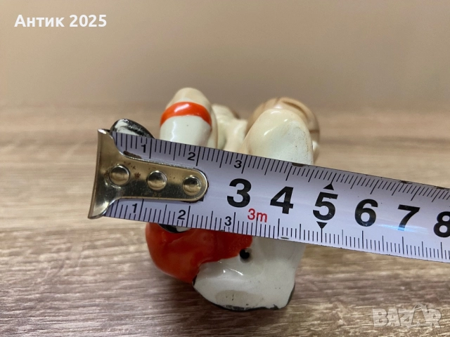 Статуетка „Млад футболист“. Порцелан. СССР. Полонски ЗХК., снимка 7 - Антикварни и старинни предмети - 52469538