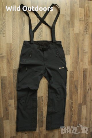 BERGHAUS - мъжки софтшел windstopper панталон, размер 34 (М-L), снимка 1 - Спортни дрехи, екипи - 42898050