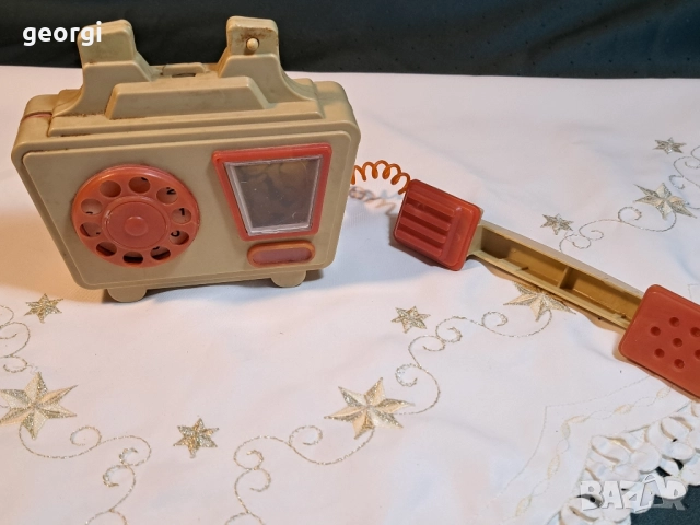 стара българска играчка телефон 27/4, снимка 4 - Колекции - 51706390