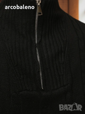 Мъжки пуловер с яка, 3цвята , снимка 6 - Пуловери - 53037279