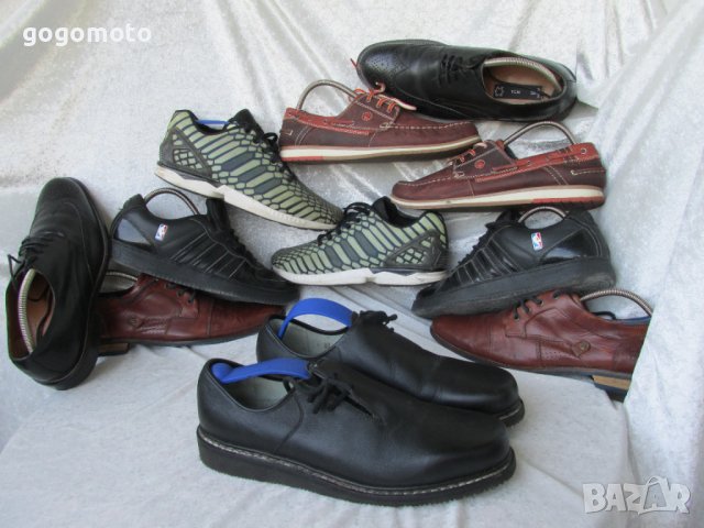 КАТО НОВИ 43 - 44, Vintage Hiking Shoes, Skywalk original, Black Leather, Bavarian, Das Beste, Mens, снимка 9 - Ежедневни обувки - 37606098