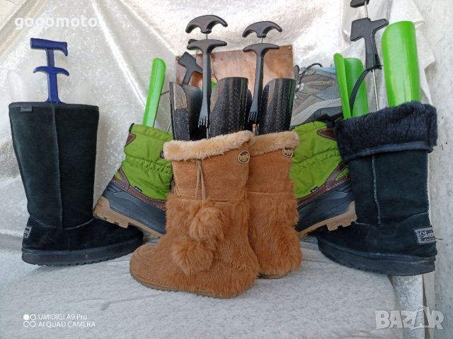 КАТО НОВИ апрески Dockers® Snow Boots original, N- 35 - 36 топли боти, ботуши, 100% естествена кожа,, снимка 15 - Дамски апрески - 39640773