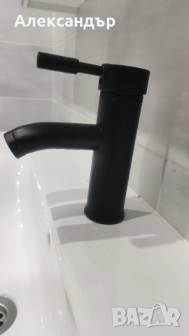 Черен смесител за баня, снимка 5 - Смесители - 52030373