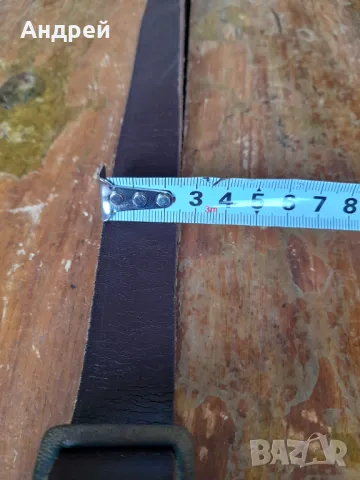 Стара кожена ремъчка,ремък за пушка #14, снимка 5 - Други ценни предмети - 49609878