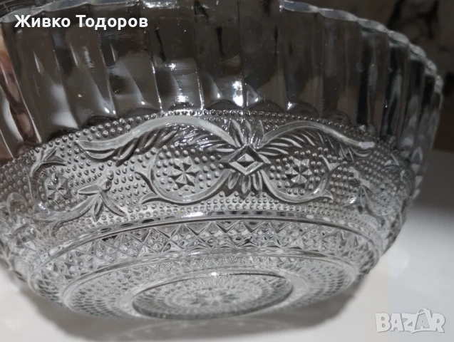 Фруктиери от оловен кристал (над 24%) и стъкло, снимка 12 - Аксесоари за кухня - 51102569