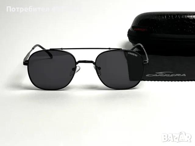 Слънчеви очила Carrera Gold Limited Edition нови, унисекс, черни и златни, снимка 7 - Слънчеви и диоптрични очила - 56161296