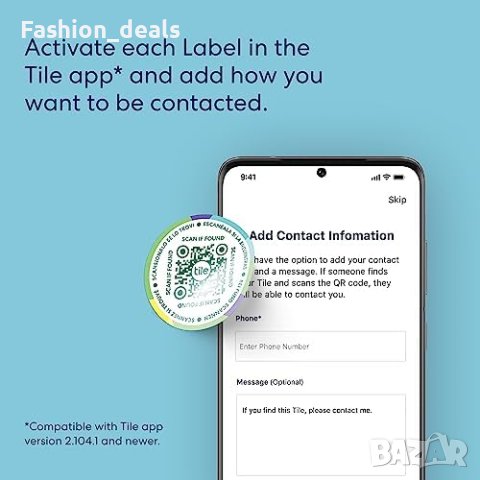 Нови QR сканируеми етикети за изгубени и намерени вещи Устройства антикражба, снимка 4 - Други стоки за дома - 42188743
