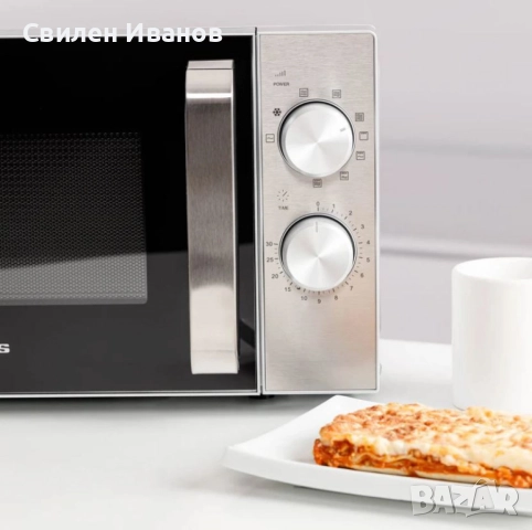 Микровълнова с грил Taurus Elegance Grill – равномерно затопляне и златиста коричка за всяко ястие, снимка 7 - Микровълнови - 51506670