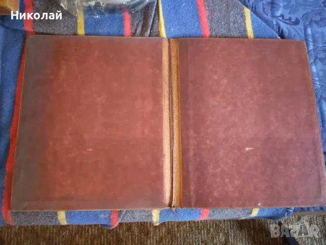 папка от естествена кожа , снимка 2 - Антикварни и старинни предмети - 47411580