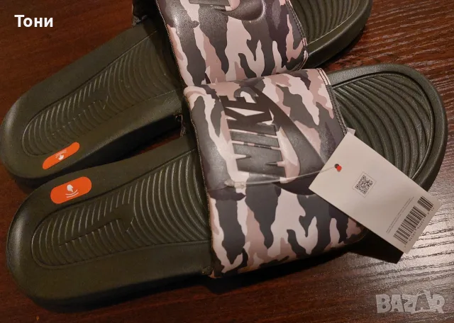 NIKE Оригинал Нови Мъжки Кожени Чехли 52