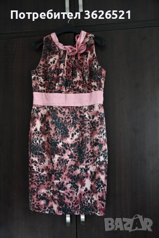 Елегантна коктейлна рокля, размер 44, снимка 6 - Рокли - 39481897