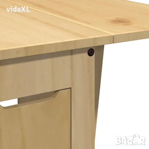 vidaXL Трапезен комплект пеперуда Corona 5 части сгъваем борово дърво, снимка 9 - Маси - 56146874