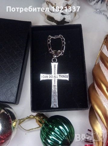 Кръст , снимка 2 - Колиета, медальони, синджири - 53193693