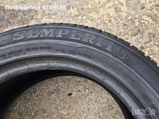 Зимни гуми 4 броя Semperit 215/60R17 , снимка 4 - Гуми и джанти - 52819331