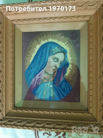 Гоблен Света Богородица, снимка 2 - Гоблени - 50914470