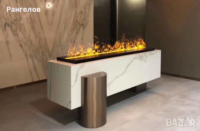 ✅3D водна ел. камина с пара/парогенератор за вграждане и безжично управление, снимка 3 - Друга електроника - 37170824