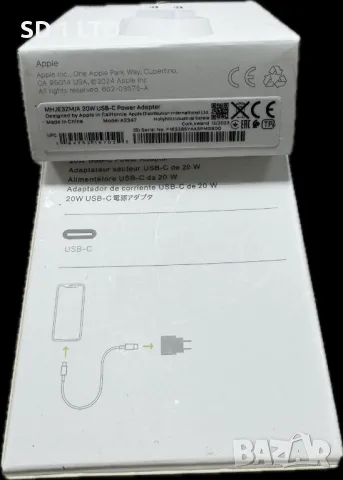 Оригинално зарядно за iPhone USB‑C Apple A2347 20W адаптер Iphone бързо зареждане, снимка 5 - Apple iPhone - 49261212