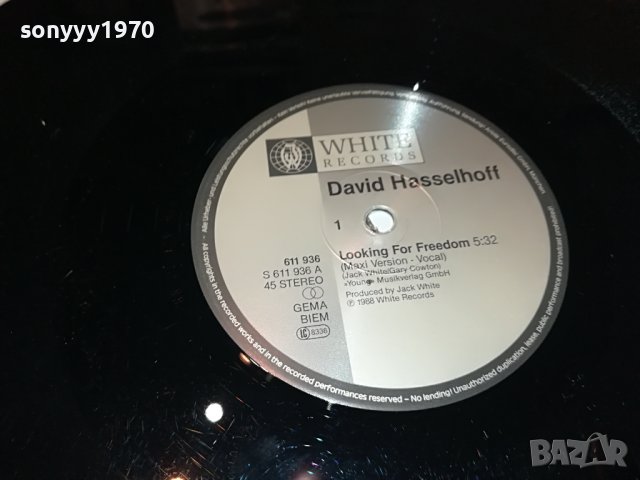david hasselhoff-плоча 0104231913, снимка 17 - Грамофонни плочи - 40218743