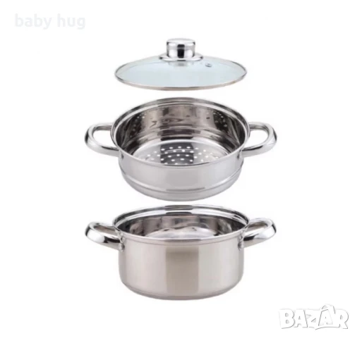 Комплект тенджери за готвене на пара