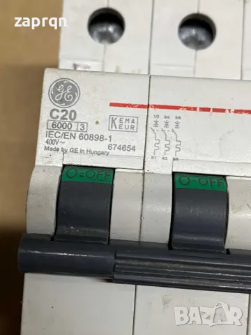 Автоматичен трифазен предпазител 20 А , снимка 2 - Други машини и части - 48274312
