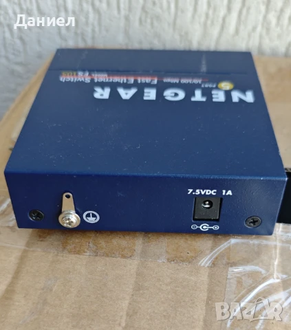 5 портов 10/100Mbit/s суич Netgear FS105, снимка 4 - Суичове - 51356603